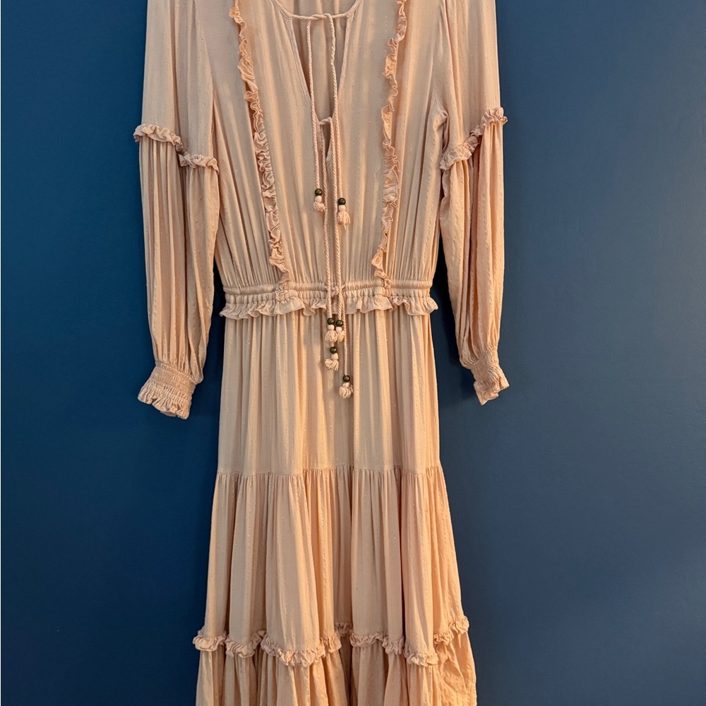 Spell Peach Midi Dress - Picture 5 of 12